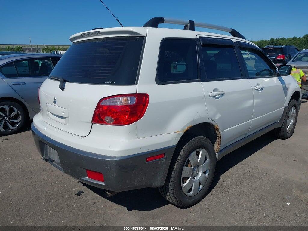 JA4LZ31F16U035696 2006 MITSUBISHI OUTLANDER photo no. 4
