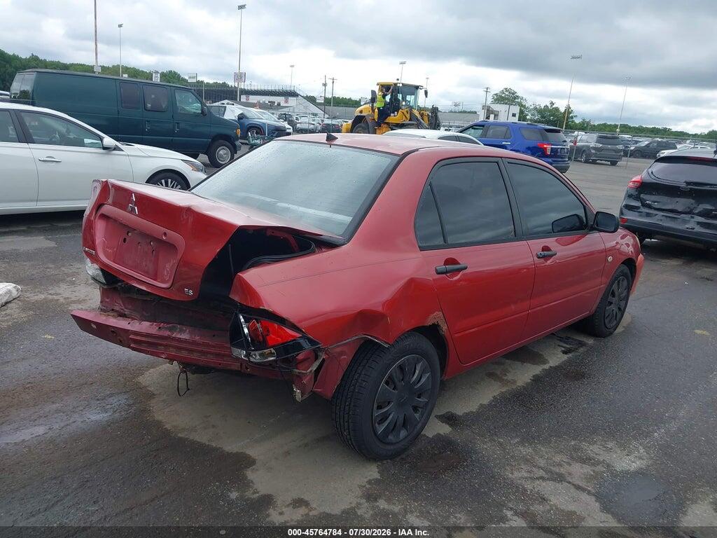 JA3AJ26E26U031637 2006 MITSUBISHI LANCER photo no. 4
