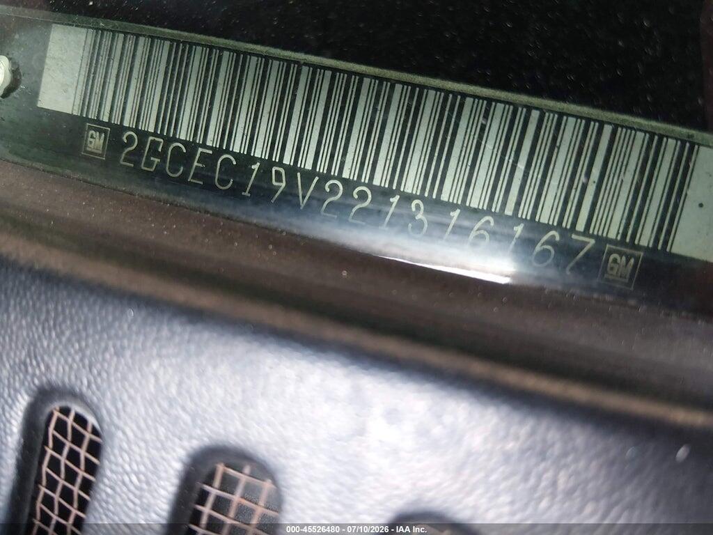 2GCEC19V221316167 2002 CHEVROLET SILVERADO 1500 photo no. 9