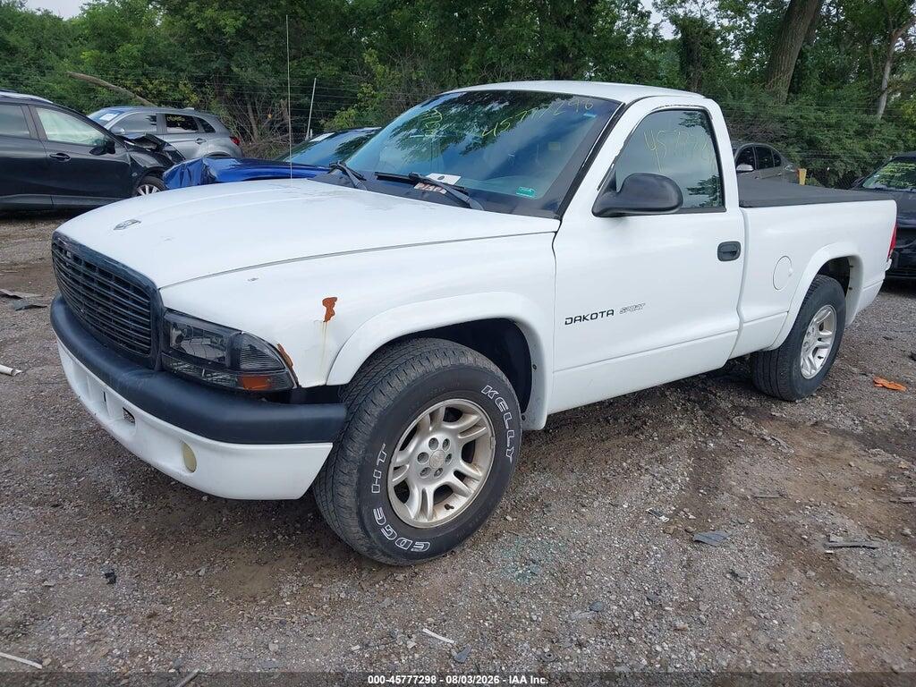 1B7FL36X92S708729 2002 DODGE DAKOTA photo no. 2