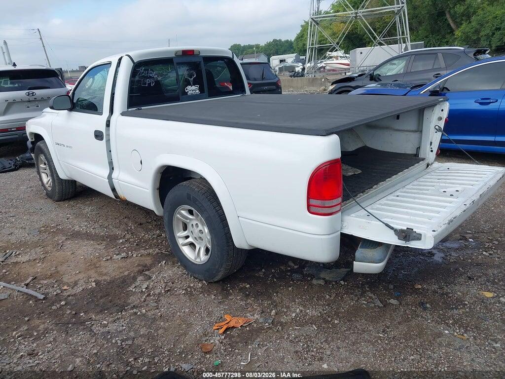 1B7FL36X92S708729 2002 DODGE DAKOTA photo no. 3