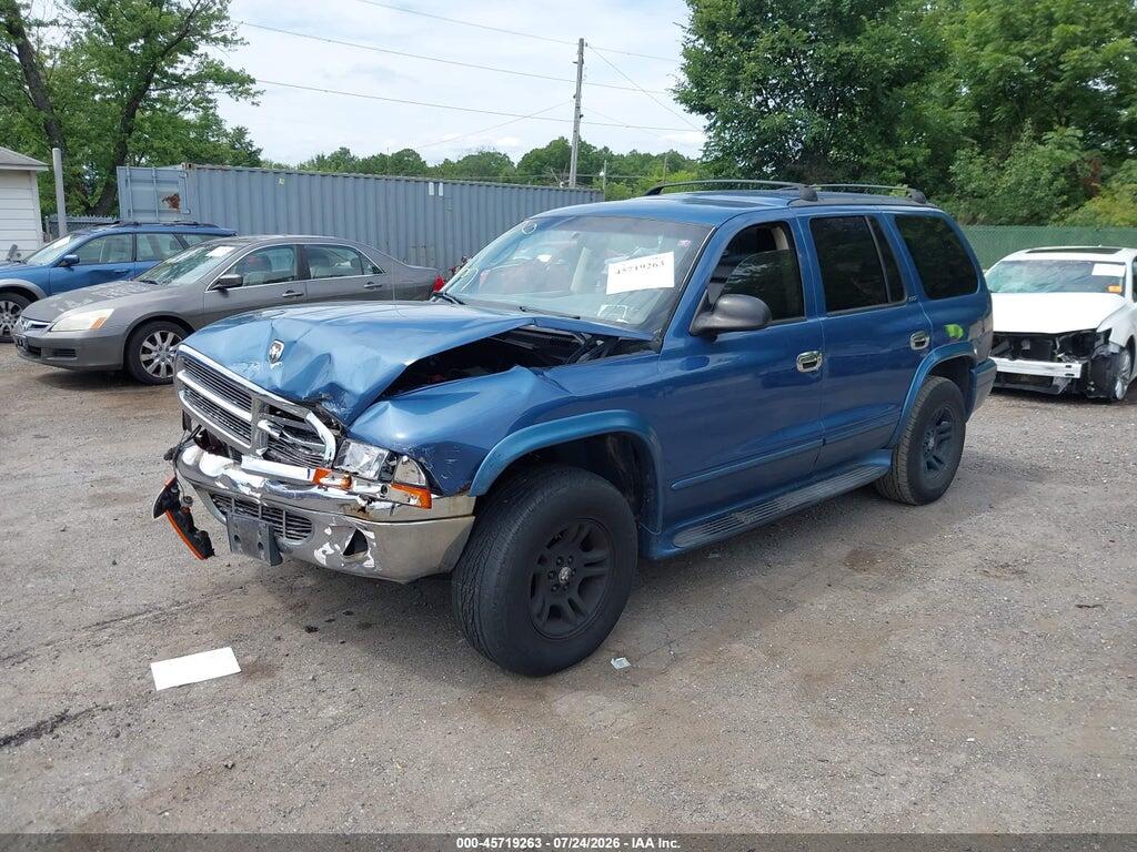 1B8HS58N32F146009 2002 DODGE DURANGO photo no. 2