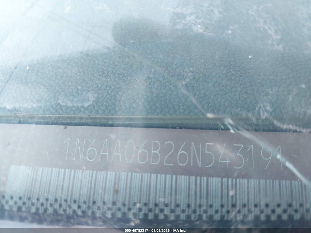 1N6AA06B26N543191 2006 NISSAN TITAN photo no. 9
