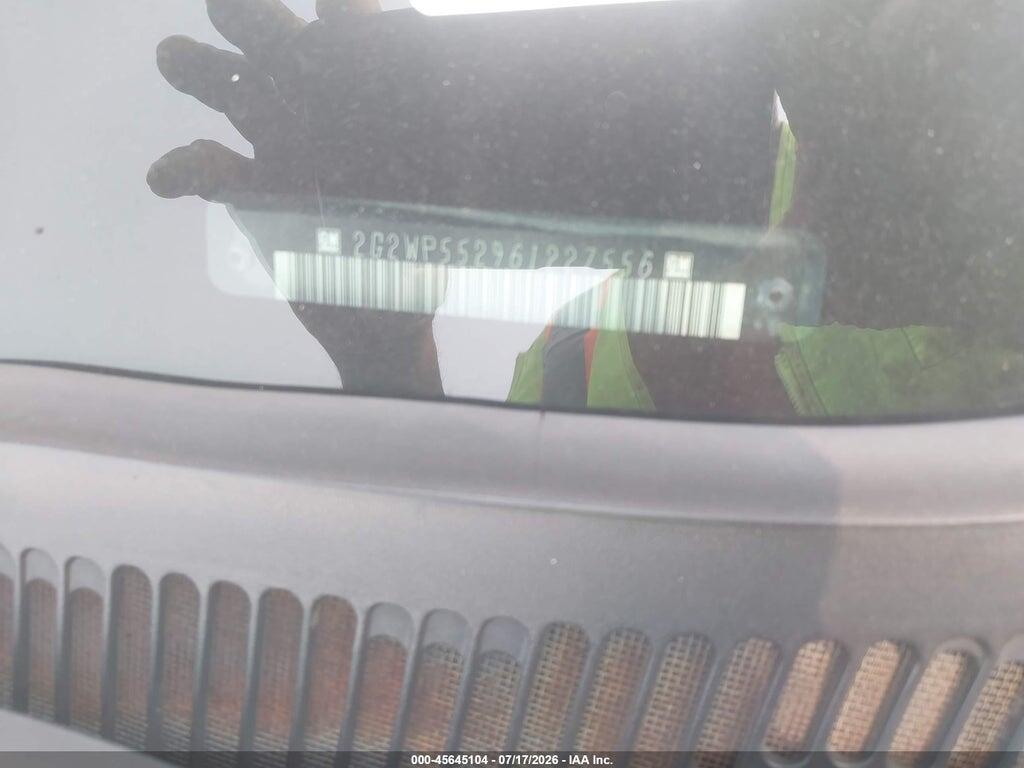 2G2WP552961227556 2006 PONTIAC GRAND PRIX photo no. 9