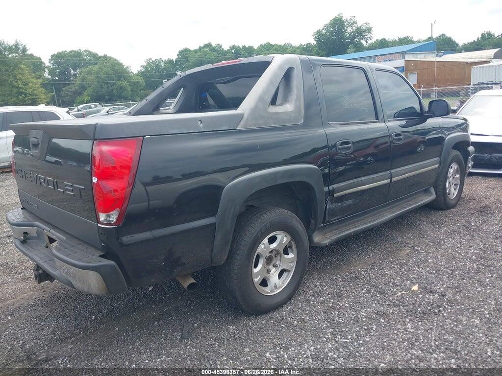 3GNEK12T84G227538 2004 CHEVROLET AVALANCHE 1500 photo no. 4