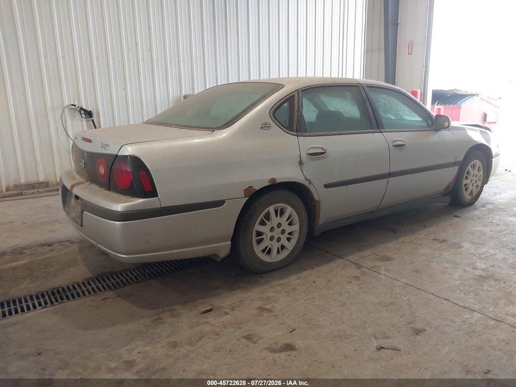 2G1WF52E549385154 2004 CHEVROLET IMPALA photo no. 4