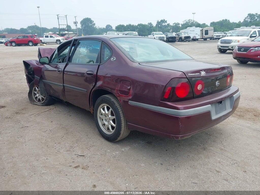 2G1WF52E449280430 2004 CHEVROLET IMPALA photo no. 3