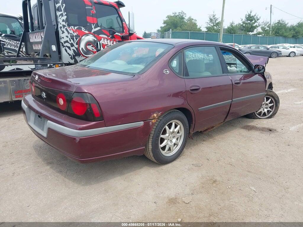 2G1WF52E449280430 2004 CHEVROLET IMPALA photo no. 4