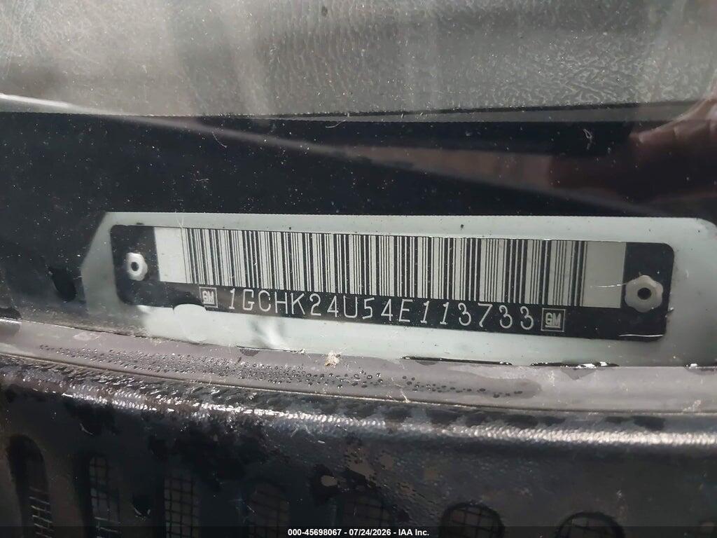 1GCHK24U54E113733 2004 CHEVROLET SILVERADO 2500HD photo no. 9