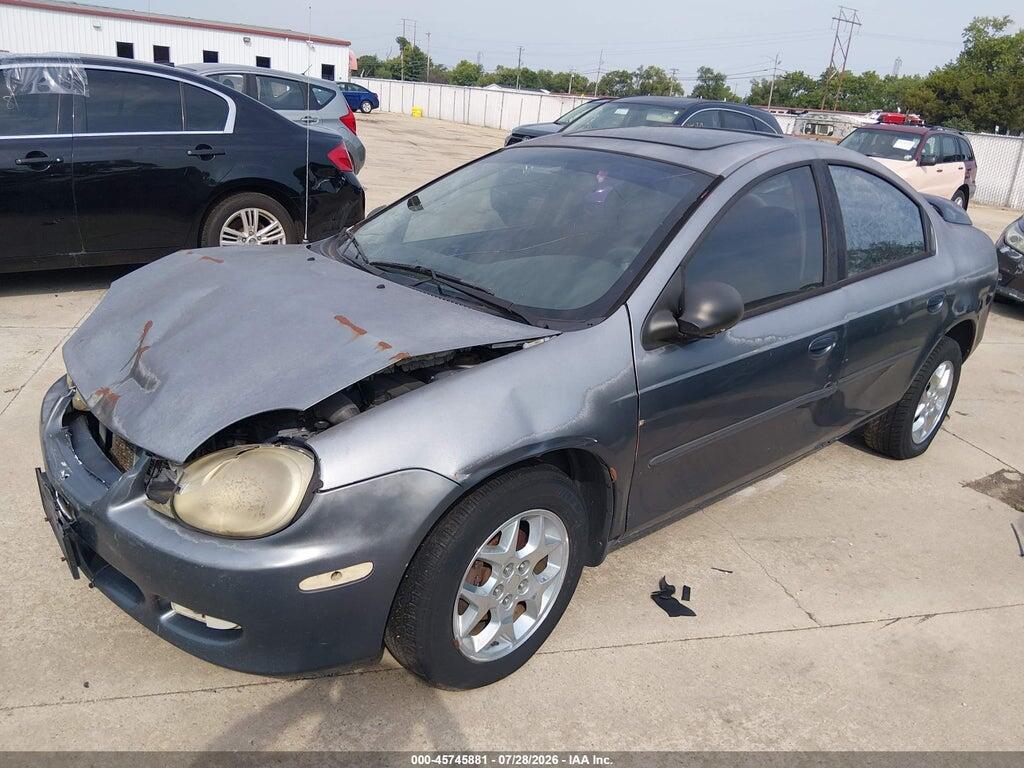 1B3ES56C12D604376 2002 DODGE NEON photo no. 2