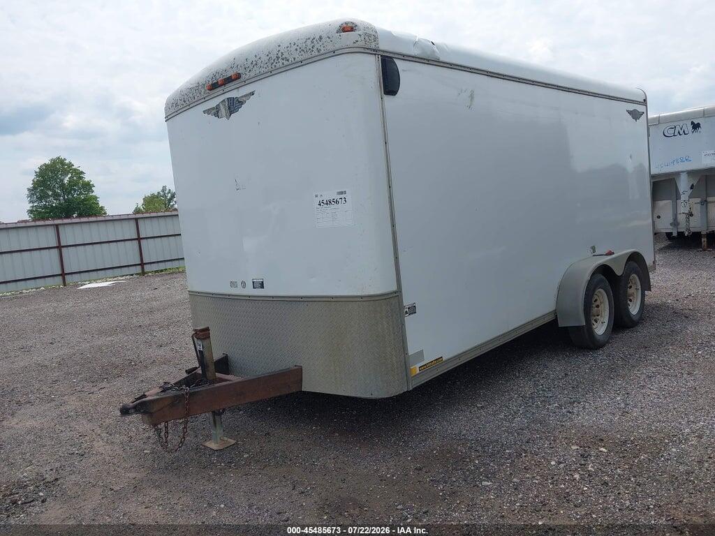 4J6TC162X2B038121 2002 H&H TRAILERS 16' TANDEM AXLE ENCL photo no. 2