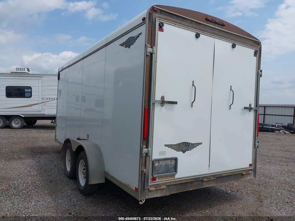 4J6TC162X2B038121 2002 H&H TRAILERS 16' TANDEM AXLE ENCL photo no. 3