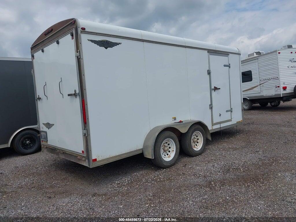4J6TC162X2B038121 2002 H&H TRAILERS 16' TANDEM AXLE ENCL photo no. 4