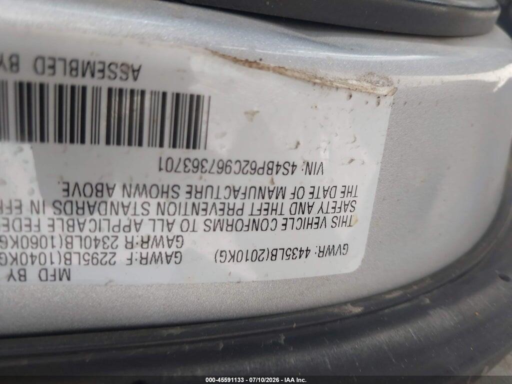 4S4BP62C967363701 2006 SUBARU OUTBACK photo no. 9