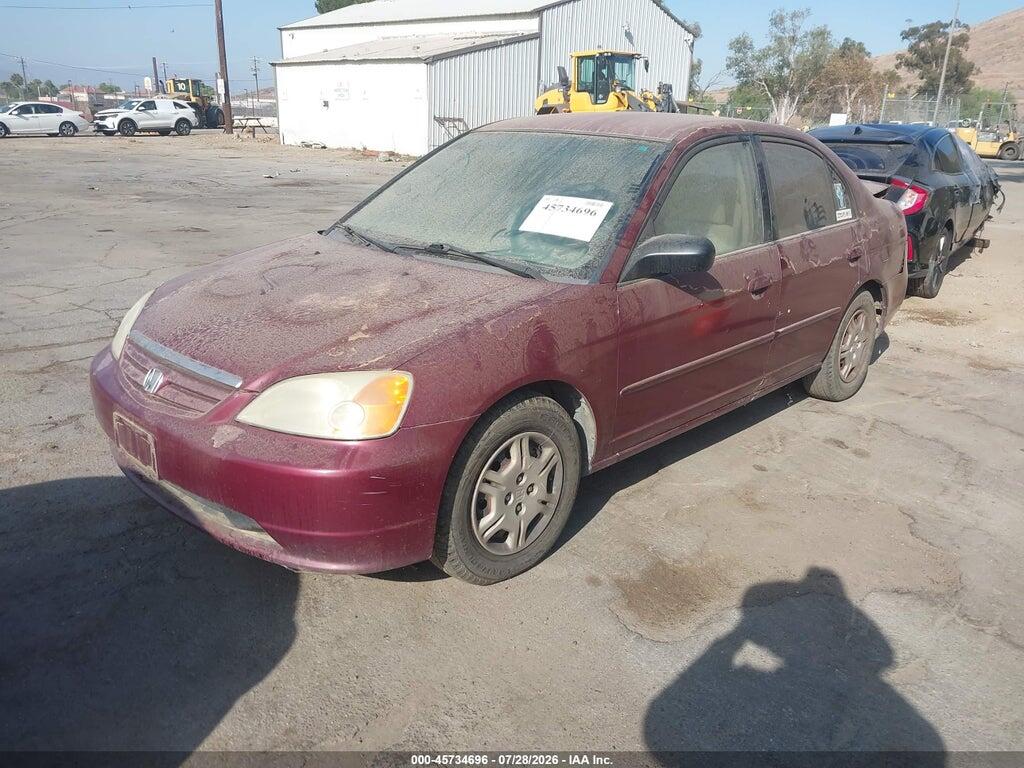 2HGES16552H600800 2002 HONDA CIVIC photo no. 2