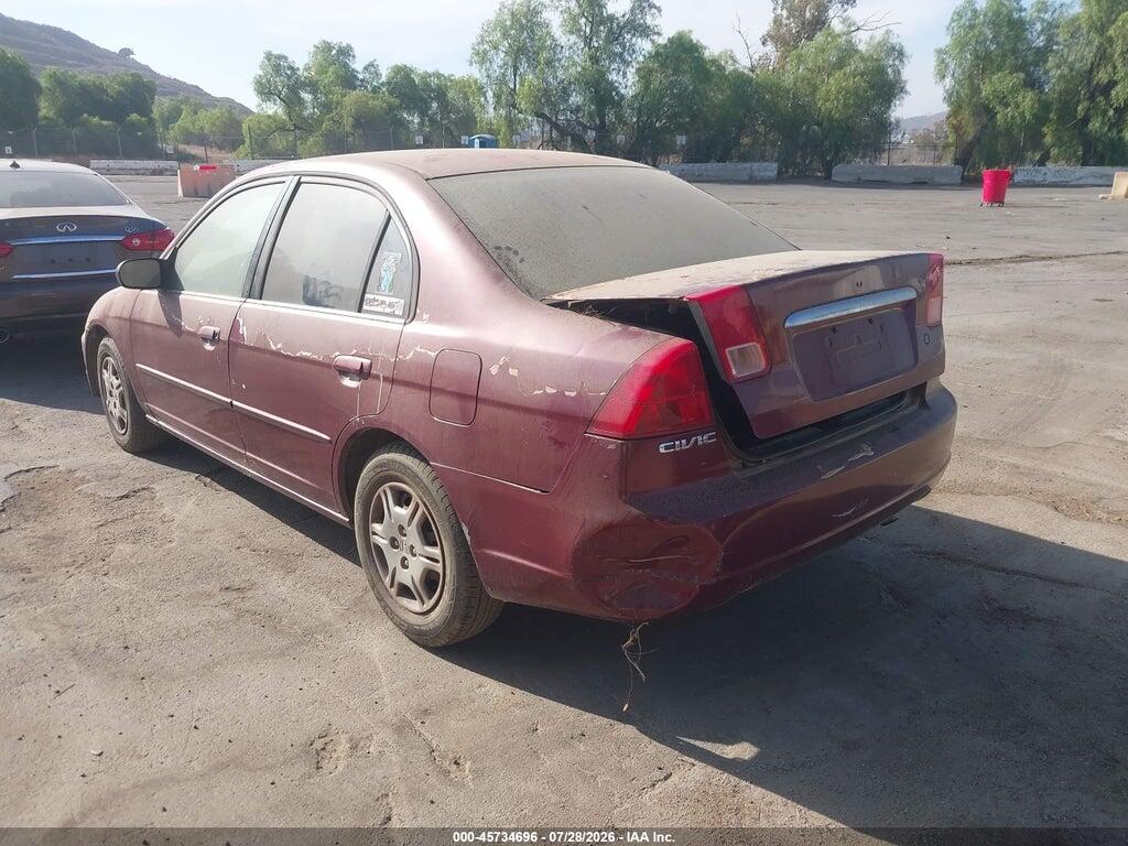2HGES16552H600800 2002 HONDA CIVIC photo no. 3
