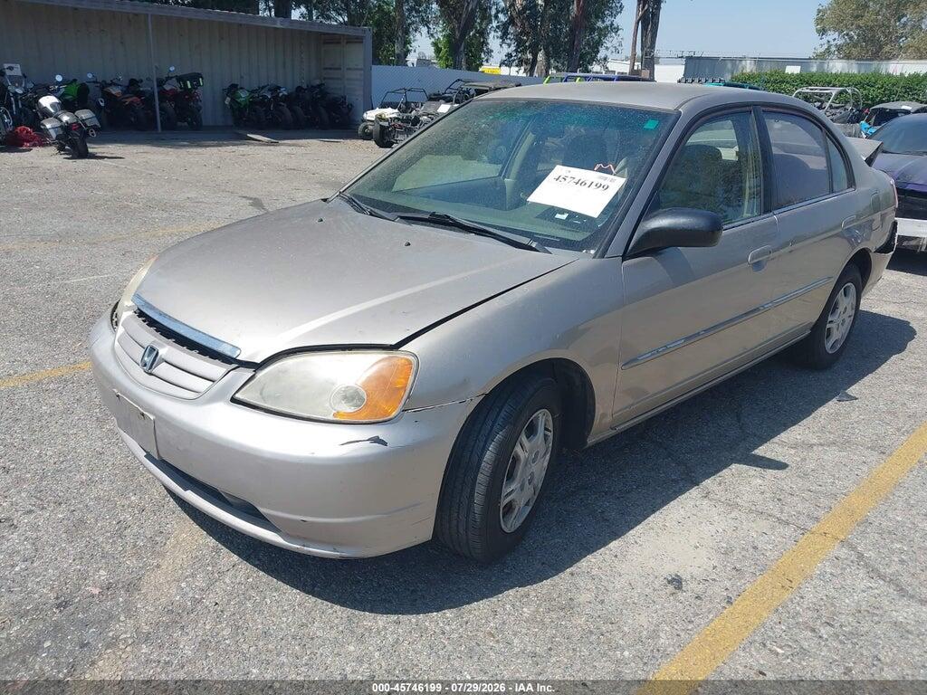2HGES16532H565271 2002 HONDA CIVIC photo no. 2