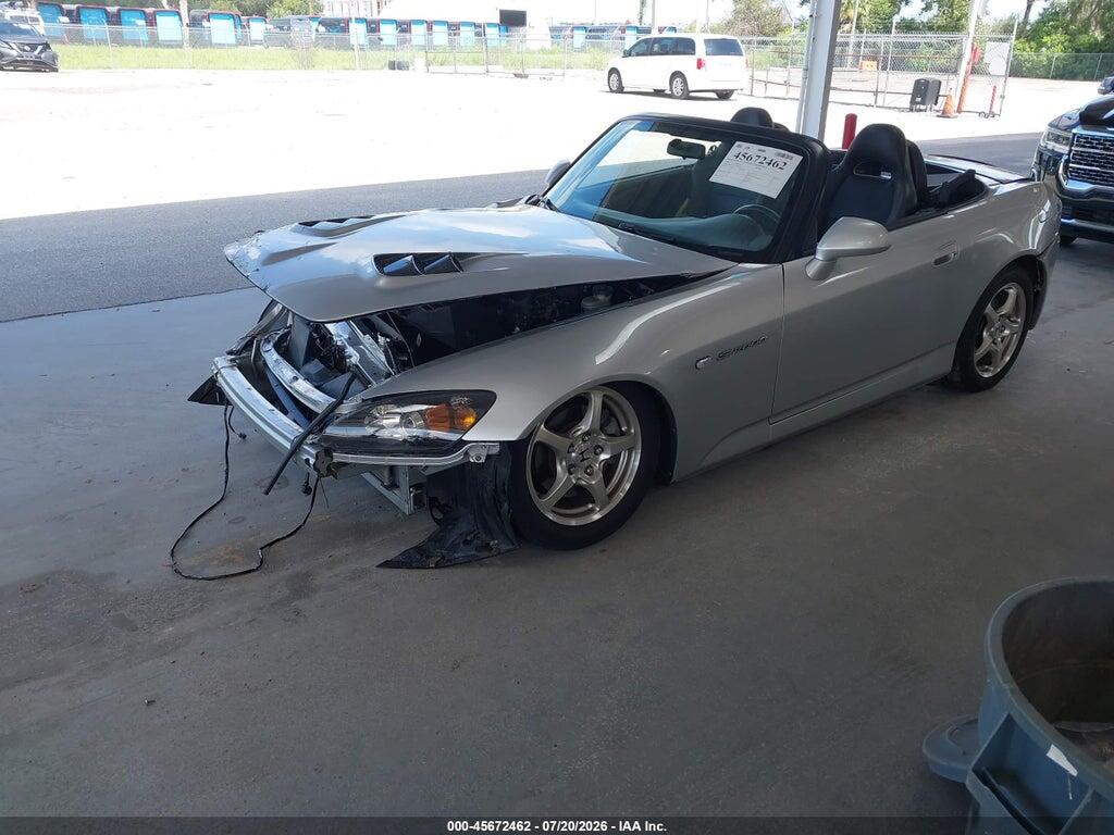JHMAP11472T008197 2002 HONDA S2000 photo no. 2