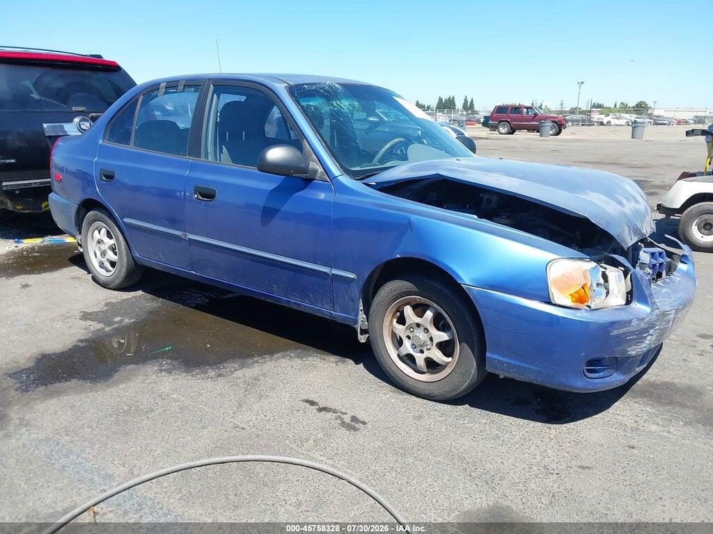 KMHCG45C62U332826 2002 HYUNDAI ACCENT photo no. 1