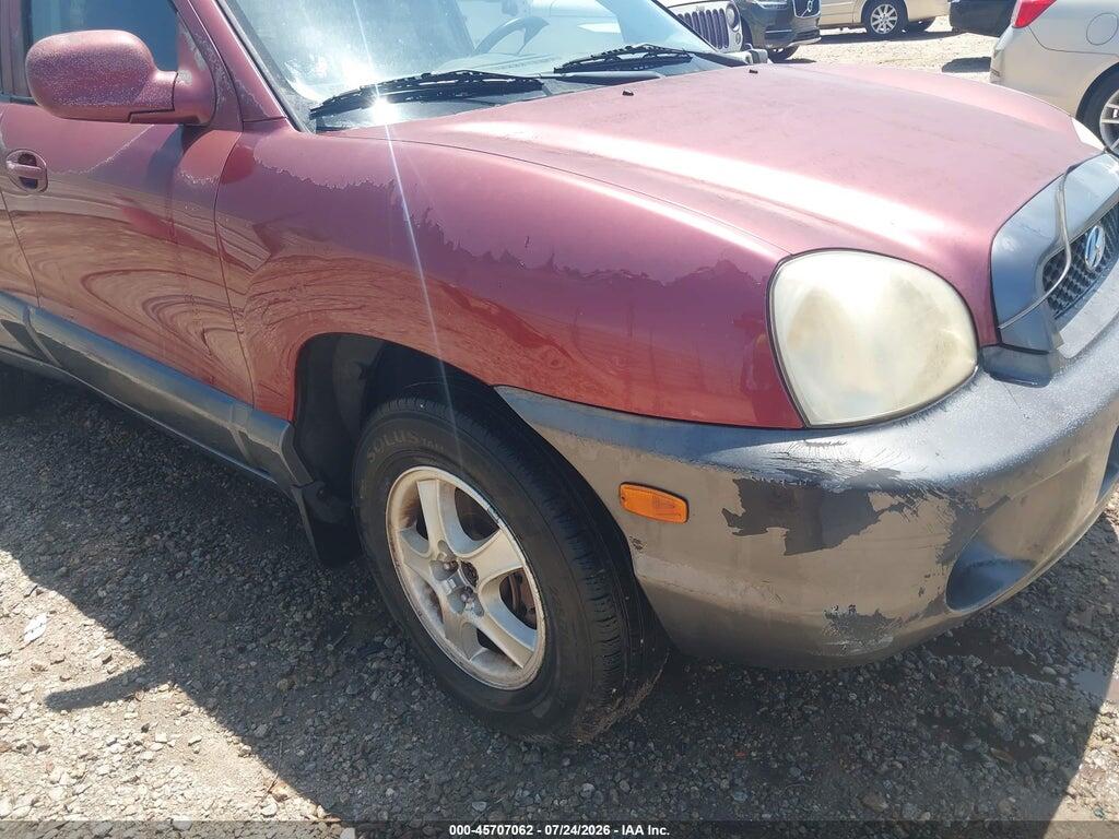 KM8SC73D82U148430 2002 HYUNDAI SANTA FE photo no. 6