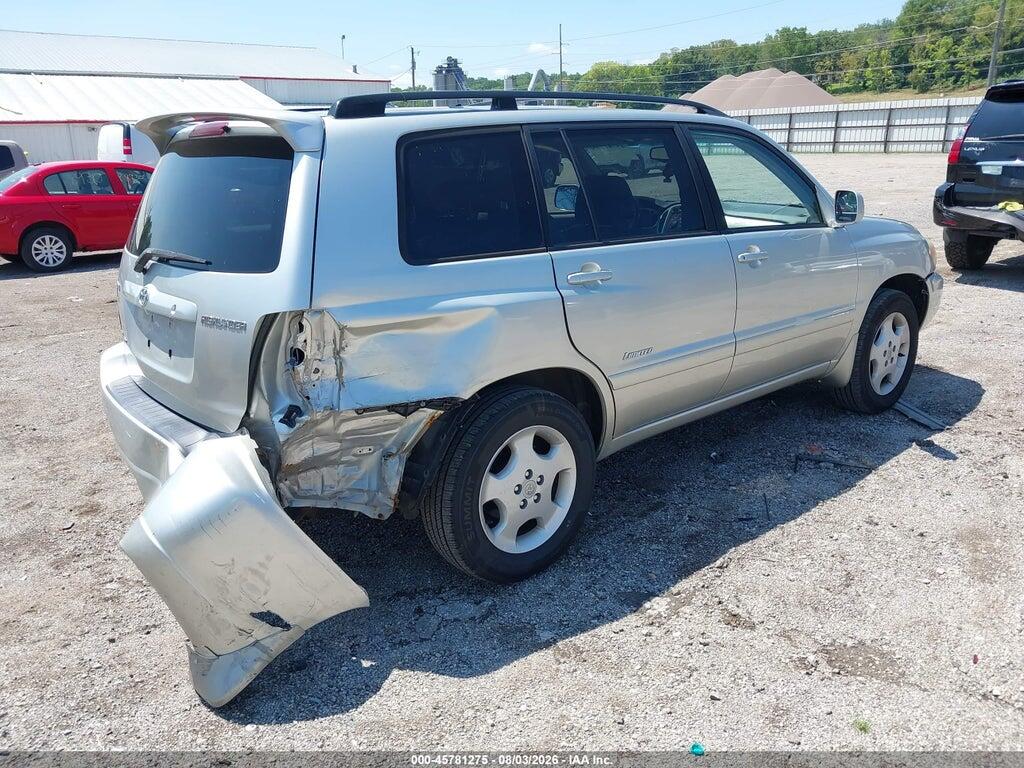 JTEEP21A160186107 2006 TOYOTA HIGHLANDER photo no. 4