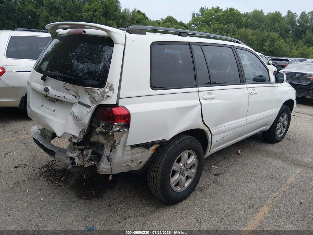 JTEGD21A760154019 2006 TOYOTA HIGHLANDER photo no. 4