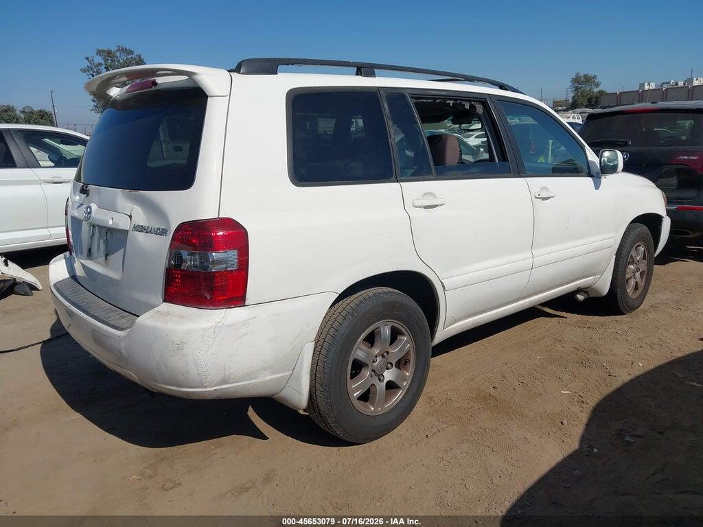 JTEDP21A660099122 2006 TOYOTA HIGHLANDER photo no. 4