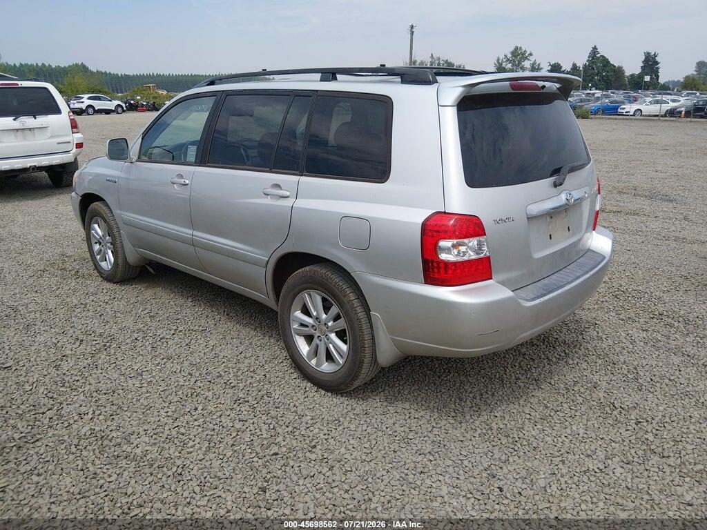 JTEDW21A860015787 2006 TOYOTA HIGHLANDER HYBRID photo no. 3