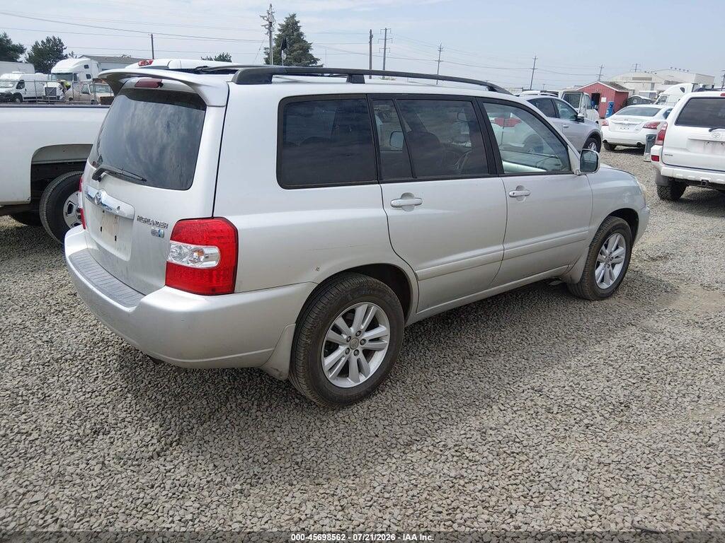 JTEDW21A860015787 2006 TOYOTA HIGHLANDER HYBRID photo no. 4