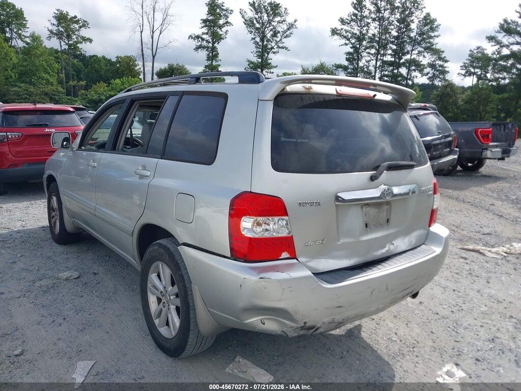 JTEEW21A060002598 2006 TOYOTA HIGHLANDER HYBRID photo no. 3