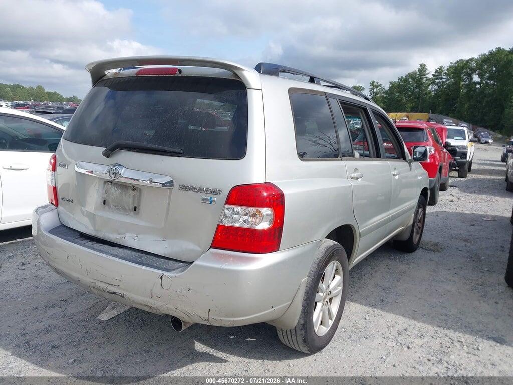JTEEW21A060002598 2006 TOYOTA HIGHLANDER HYBRID photo no. 4