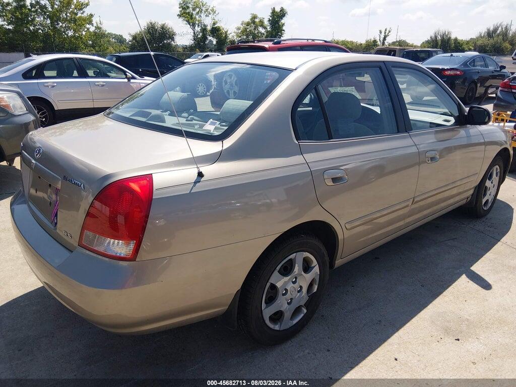 KMHDN45D22U334088 2002 HYUNDAI ELANTRA photo no. 4