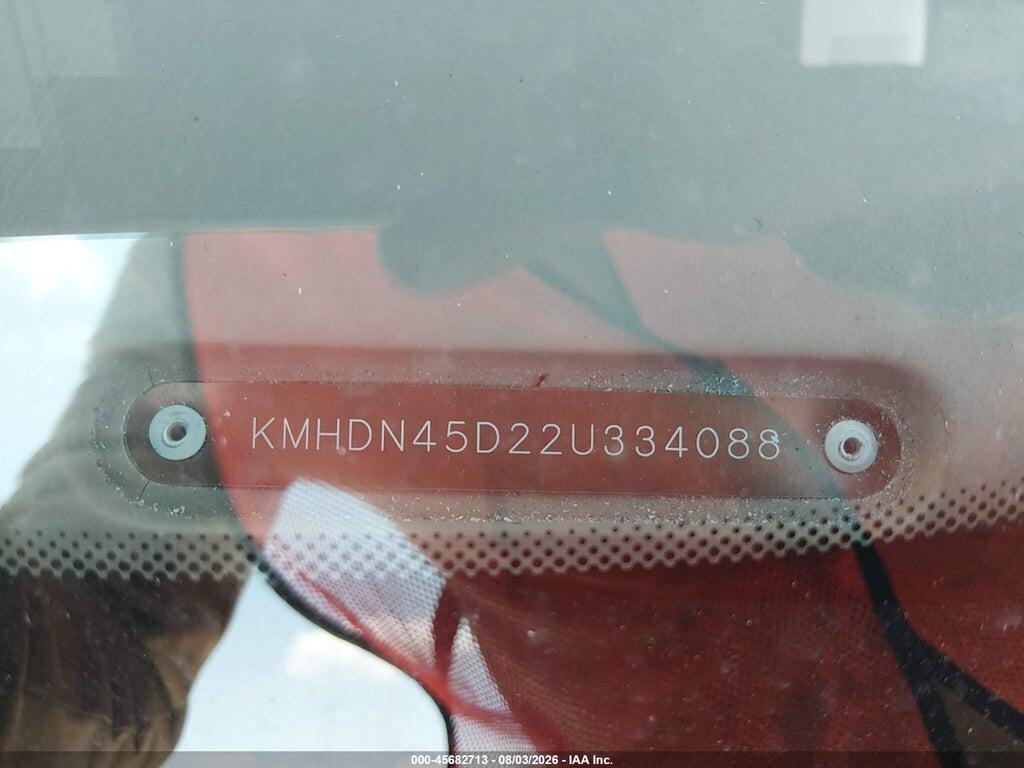 KMHDN45D22U334088 2002 HYUNDAI ELANTRA photo no. 9