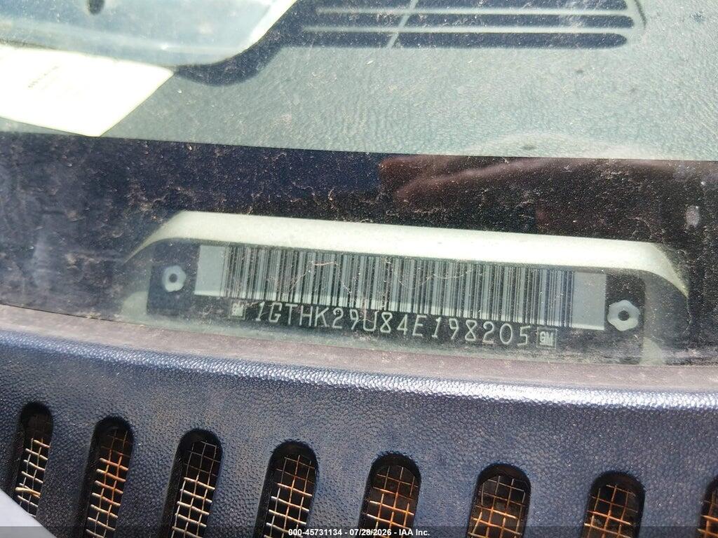 1GTHK29U84E198205 2004 GMC SIERRA 2500HD photo no. 9