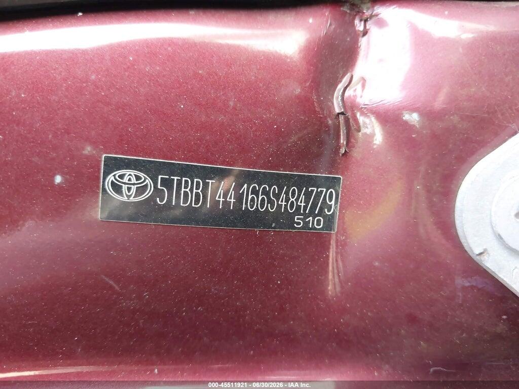 5TBBT44166S484779 2006 TOYOTA TUNDRA photo no. 9
