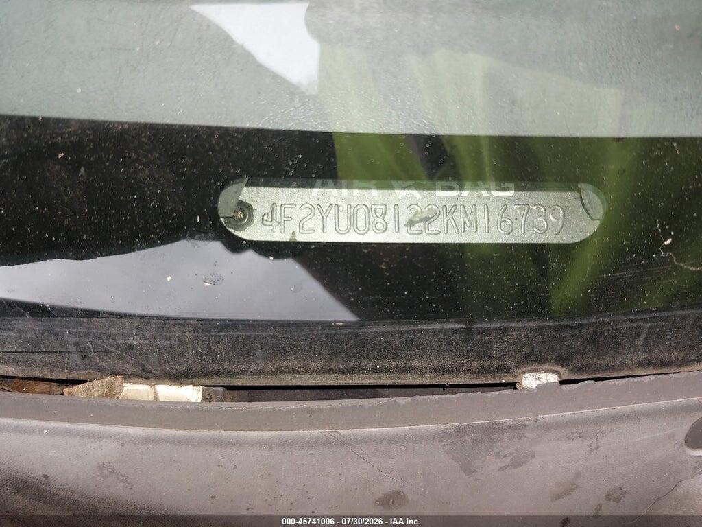 4F2YU08122KM16739 2002 MAZDA TRIBUTE photo no. 9