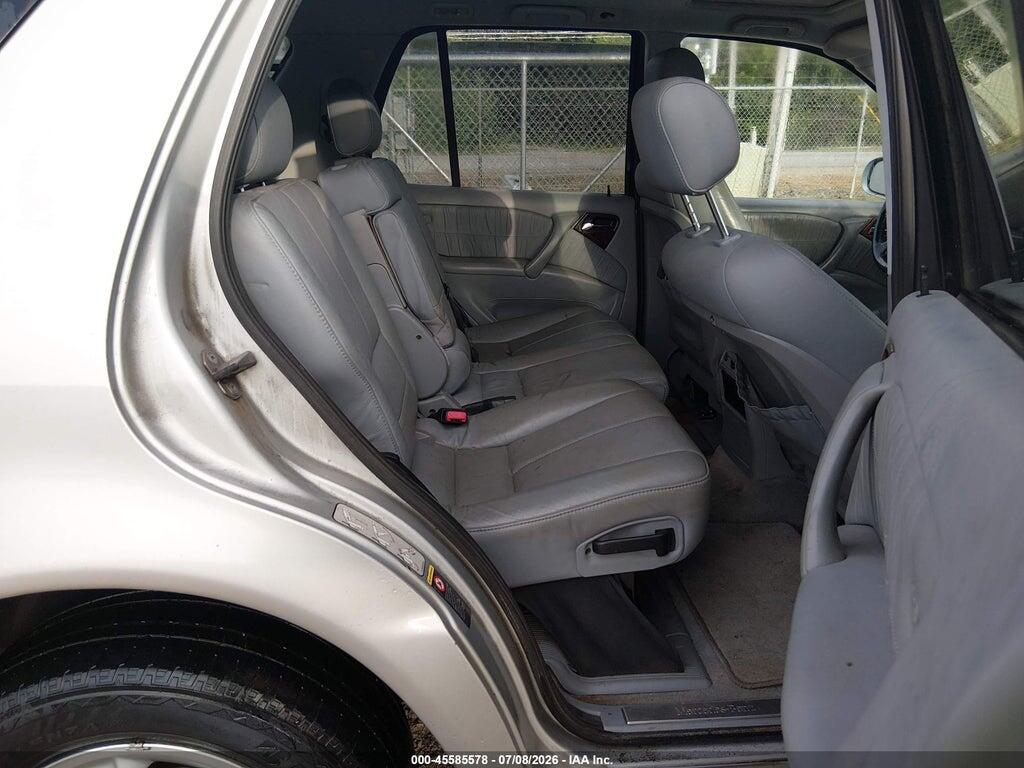 4JGAB54E82A295164 2002 MERCEDES-BENZ ML 320 photo no. 8