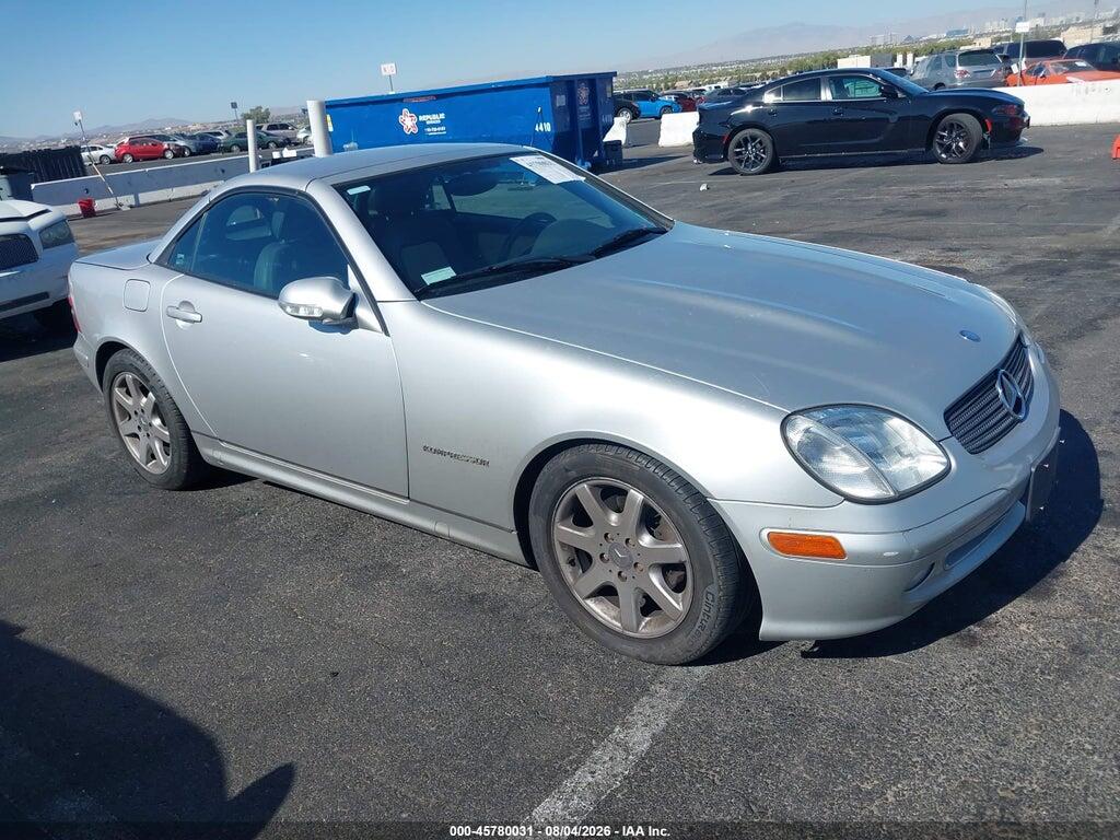 2002 MERCEDES-BENZ SLK 230 WDBKK49F12F263629