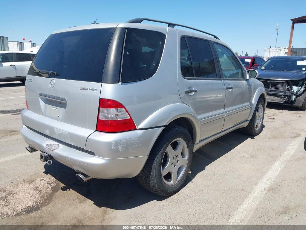 4JGAB74E02A290262 2002 MERCEDES-BENZ ML 55 AMG photo no. 4