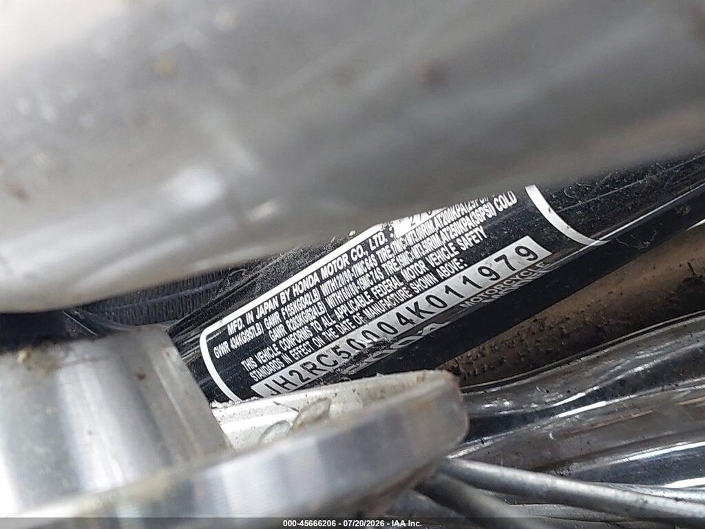 JH2RC50004K011979 2004 HONDA VT750 photo no. 10