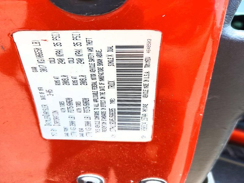 1D7HU18D05J588395 2005 DODGE RAM 1500 photo no. 12