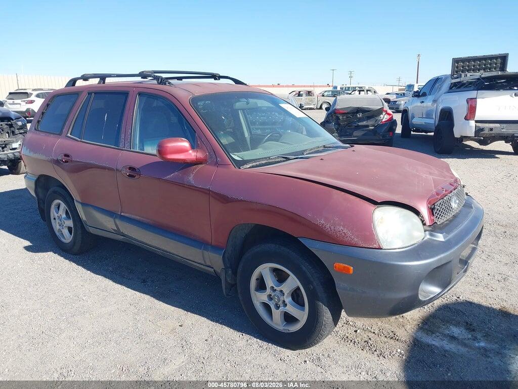 KM8SC13D14U657310 2004 HYUNDAI SANTA FE photo no. 1