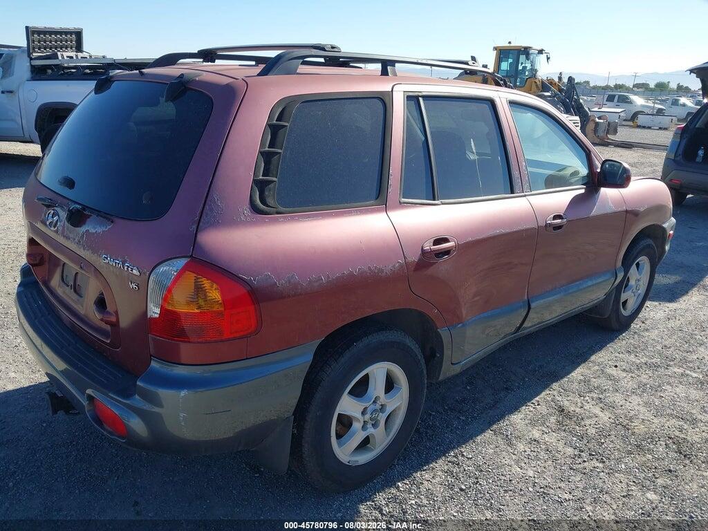 KM8SC13D14U657310 2004 HYUNDAI SANTA FE photo no. 4