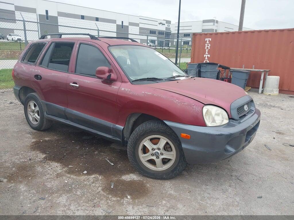 KM8SC13E34U577273 2004 HYUNDAI SANTA FE photo no. 1
