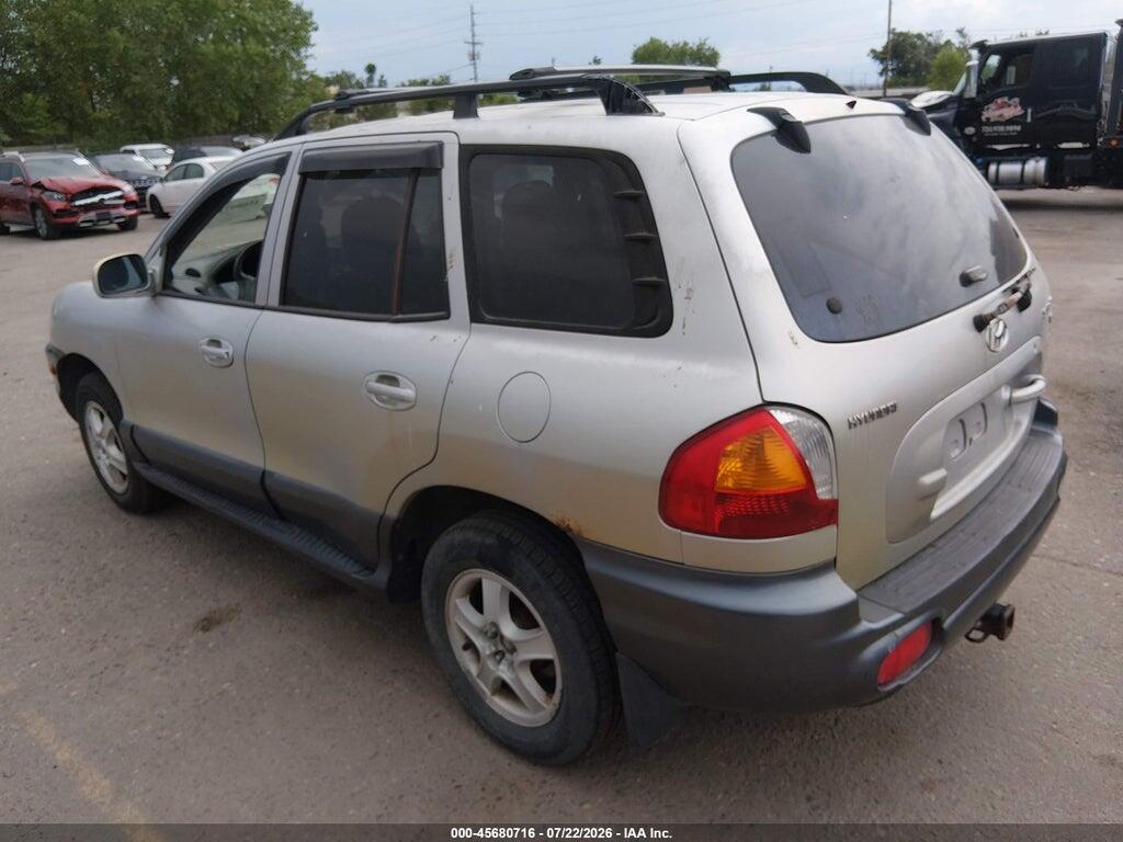 KM8SC13D04U692016 2004 HYUNDAI SANTA FE photo no. 3