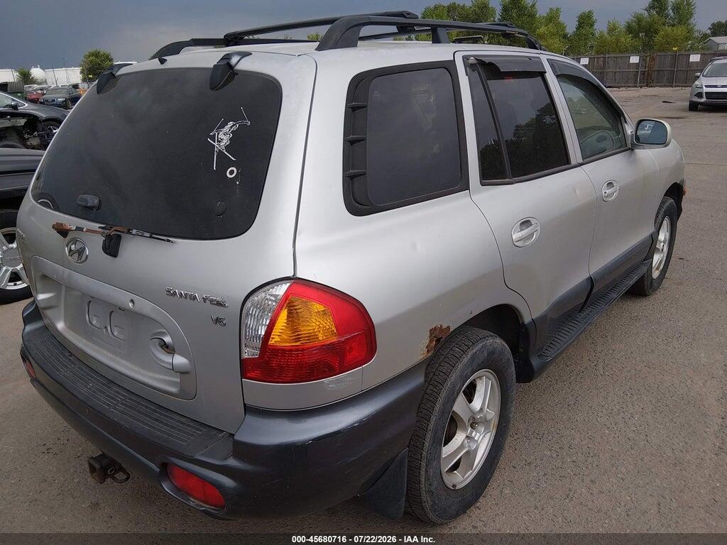 KM8SC13D04U692016 2004 HYUNDAI SANTA FE photo no. 4