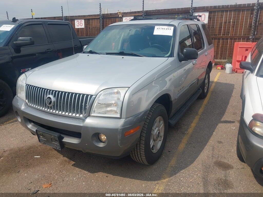 4M2ZU86E42UJ20516 2002 MERCURY MOUNTAINEER photo no. 2