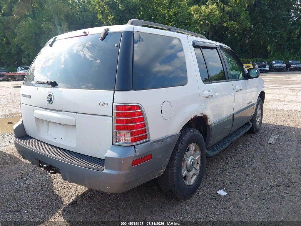 4M2ZU86E42ZJ29185 2002 MERCURY MOUNTAINEER photo no. 4