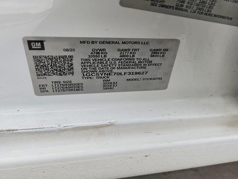 2020 CHEVROLET SILVERADO K2500 HEAVY DUTY LT — Фото 12 из 12