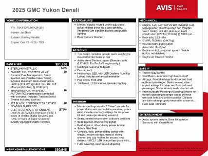 2025 GMC YUKON DENALI — Фото 13 из 14